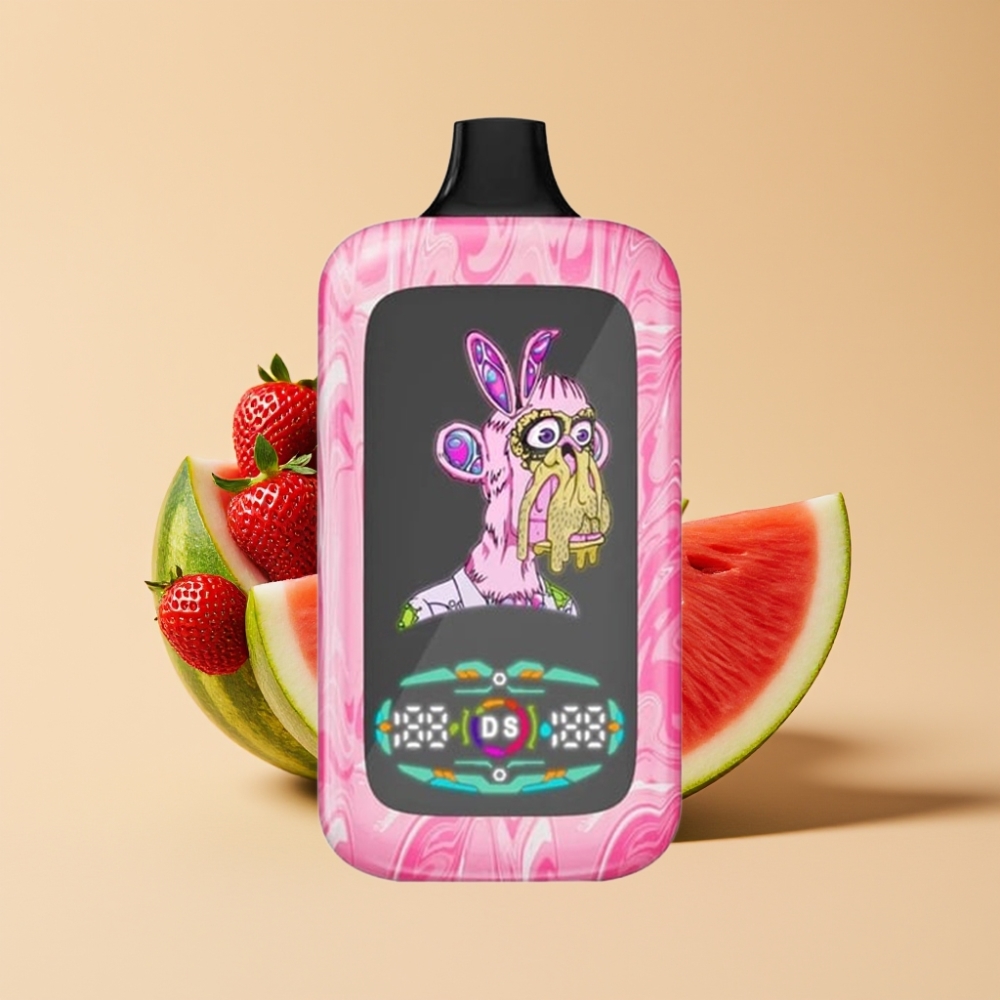 Fumot Digital Monkey 40000 Puffs Dual Mesh Coil Jednokratni Vape Jagoda Lubenica