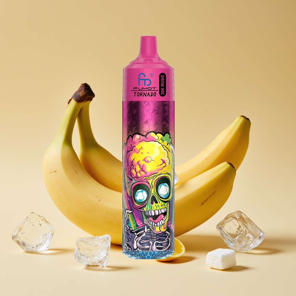 Fumot RandM Tornado 30000 – 30ML Bananova Led – 2%,5% Nikotin – 600mAh Baterija