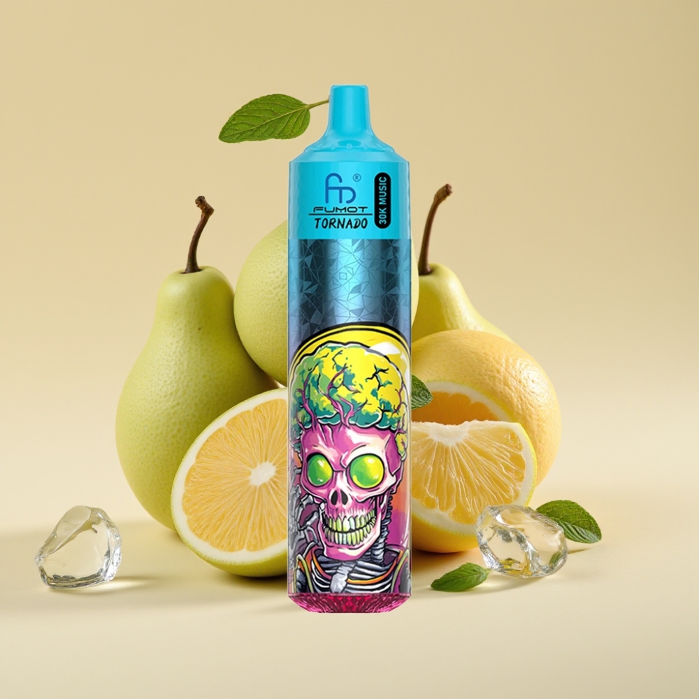 Fumot RandM Tornado 30000 Puffs 30mL 5% Nikotina 1.0 Ohm Mint Led