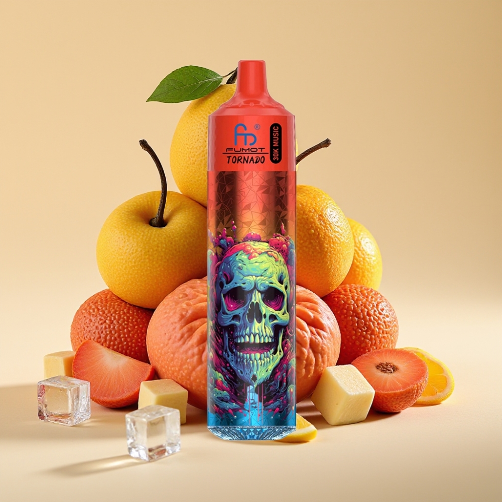 Fumot RandM Tornado 30000 Puffs Jednokratni Vape 30mL 5% Leda Ledena Aroma