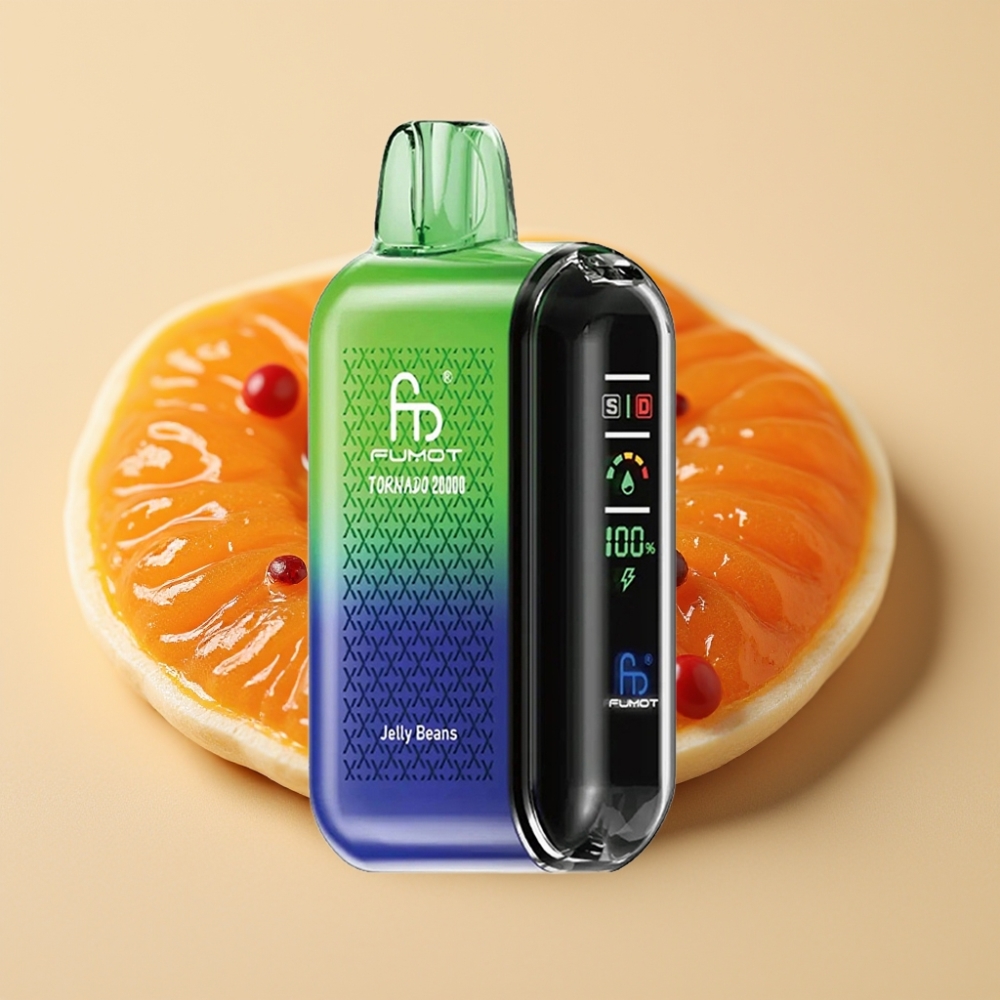 Fumot Tornado 20000 Puffs Dual Mesh 20ml 850mAh Smart Display Jelly Beans