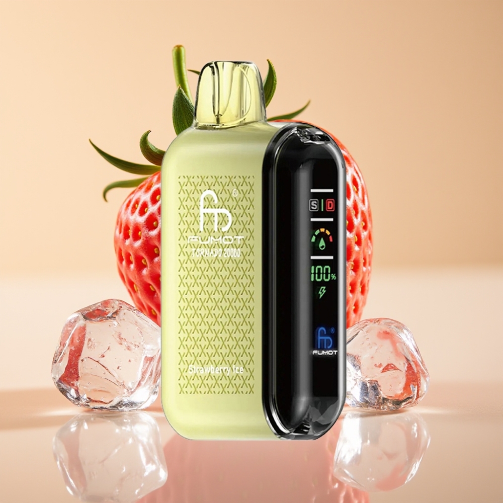 Fumot Tornado 20000 Puffs Dual Mesh 20ml Strawberry Ice Jednokratni Vape