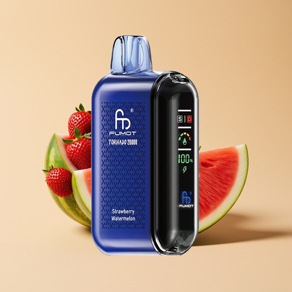 Fumot Tornado 20000 Puffs Dual Mesh 20ml Strawberry Watermelon Jednokratni Vape