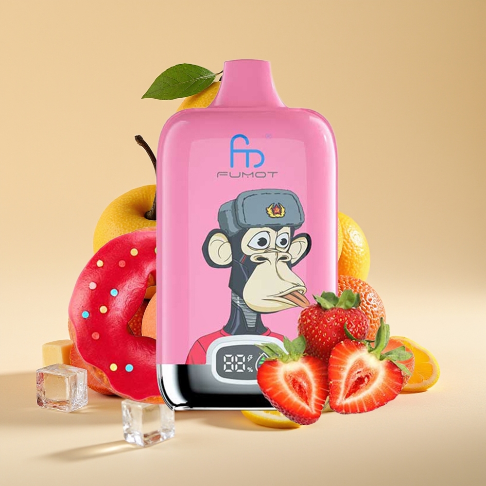 Fumot Tornado Digital Box 12000 Puffs Jednokratni Vape - Lush Ice, 20ml, 550mAh, Type-C