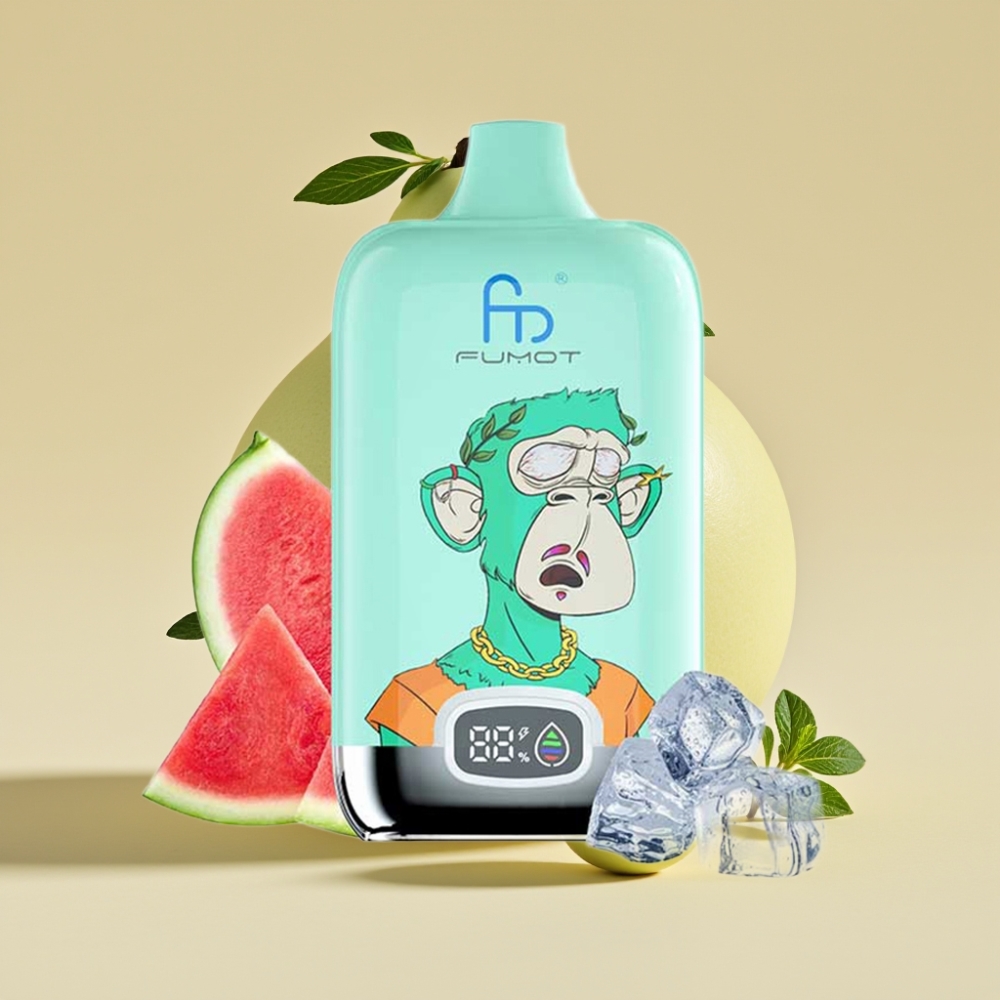 Fumot Tornado Digital Box 12000 Puffs Jednokratni Vape Mentol 20ml 550mAh Type-C