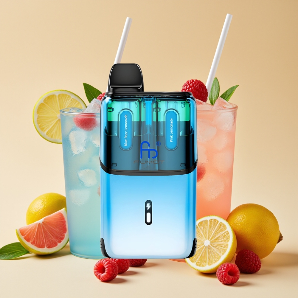 Fumot Ultra T32000 Jednokratni Vape 32000 Puffova 24ml Plava Malina Limunada - Roza Limunada