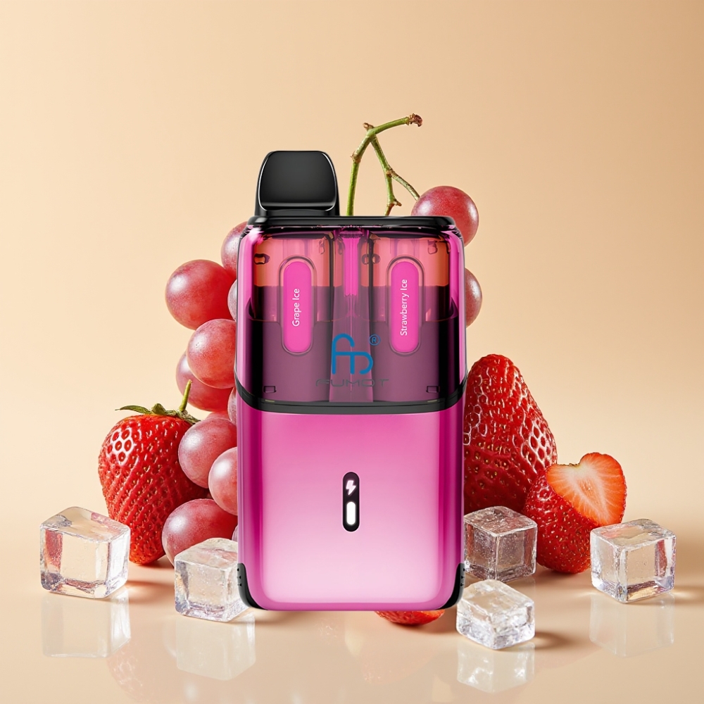 Fumot Ultra T32000 Jednokratni Vape 32000 Puffova 800mAh Type-C Groždje Led - Jagoda Led