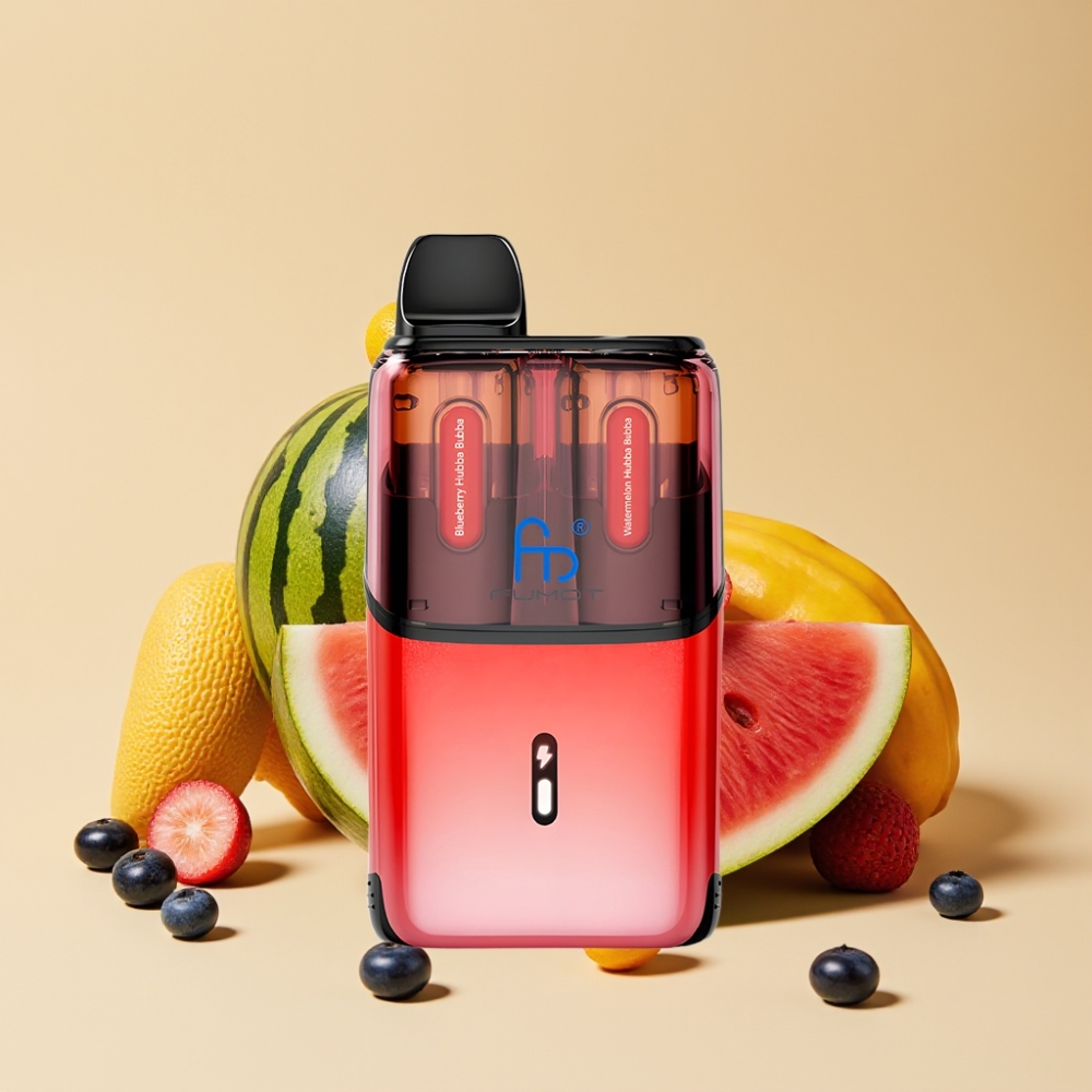 Fumot Ultra T32000 Jednokratni Vape - 32000 Puffs, 800mAh, Type-C, Plava Borovnica - Lubenica Hubba Bubba, 24ml