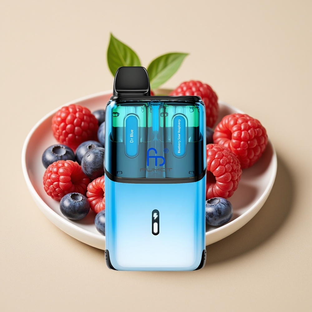 Fumot Ultra T32000 Jednokratni Vape - Plava (Borovnica-Kisela Malina) - 32000 Puffova, 24ml, Type-C Punjenje, 20mg Nikotina