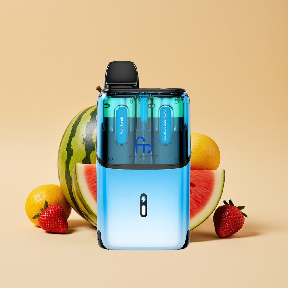 Fumot Ultra T32000 Jednokratni Vape Voćna Bomba - Jagoda Lubenica 32000 Puffova, 800mAh, Type-C, 20mg