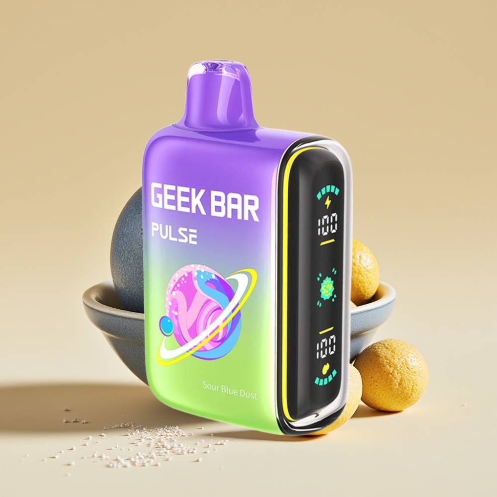 Geek Bar Pulse 15000 Puffova Jednokratni Vape Kisela Edicija – 16ML, 5% Nikotina, USB Type-C