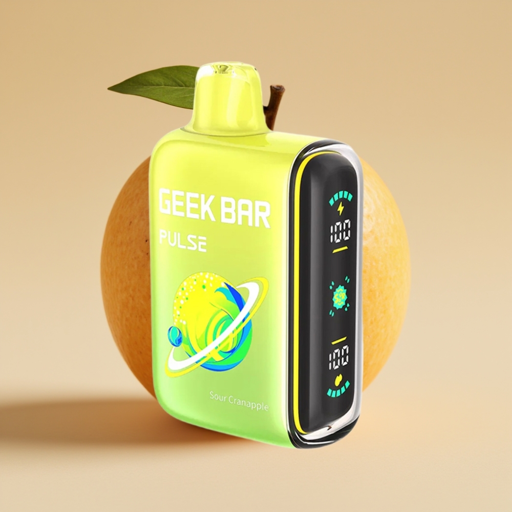 Geek Bar Pulse 15000 Puffova Jednokratni Vape Kisela Edicija – 16ML, 5% Nikotina, USB Type-C