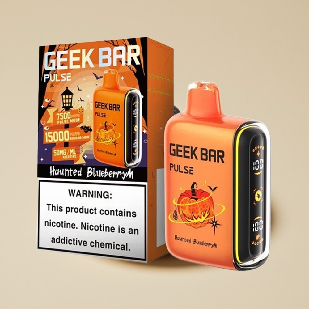 Geek Bar Pulse 15000 Puffs Jednokratni Vape 16ML 5% Nicotine USB Type-C Halloween izdanje