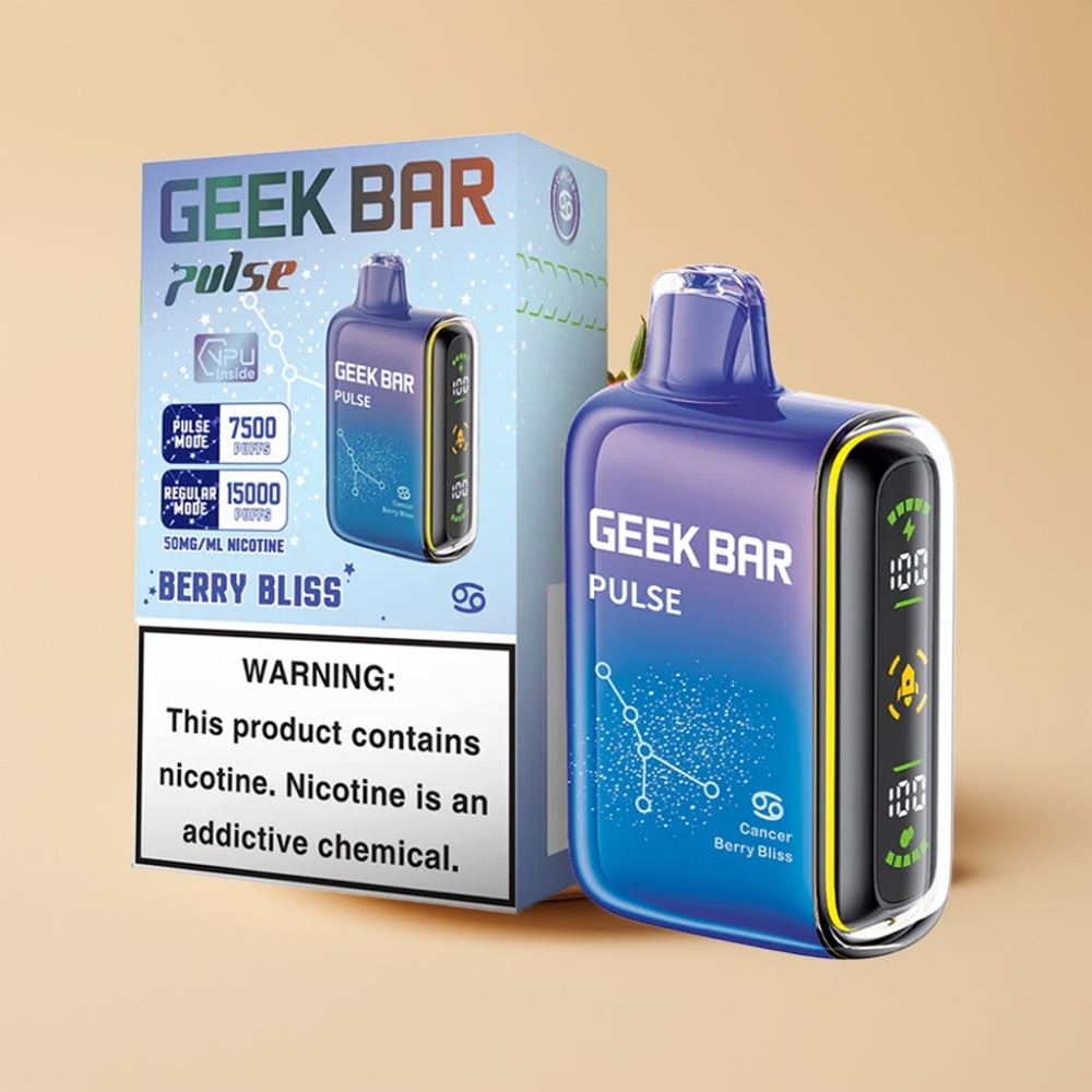 Geek Bar Pulse 15000 Puffs Jednokratni Vape 16ML 5% Nicotine USB Type-C Zodijačko izdanje