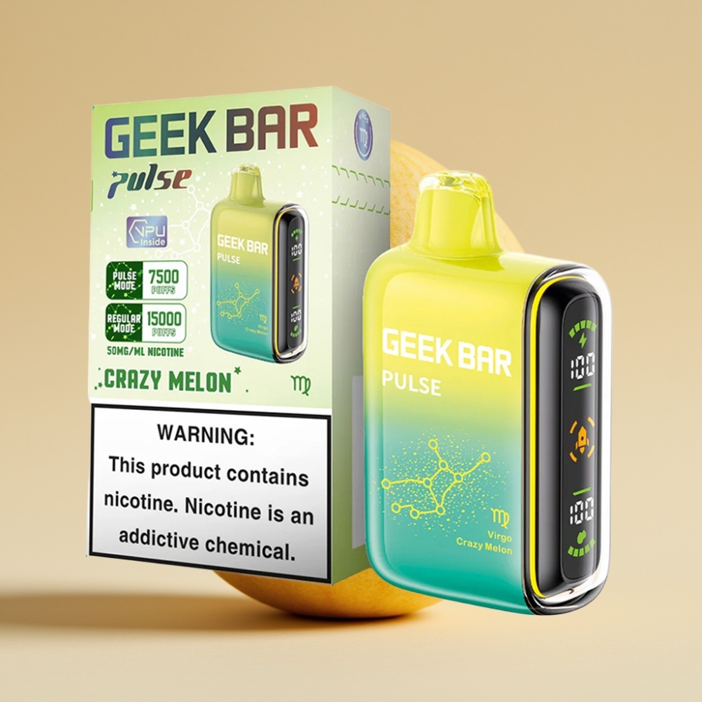 Geek Bar Pulse 15000 Puffs Jednokratni Vape 16ML 5% Nicotine USB Type-C Zodijačko izdanje