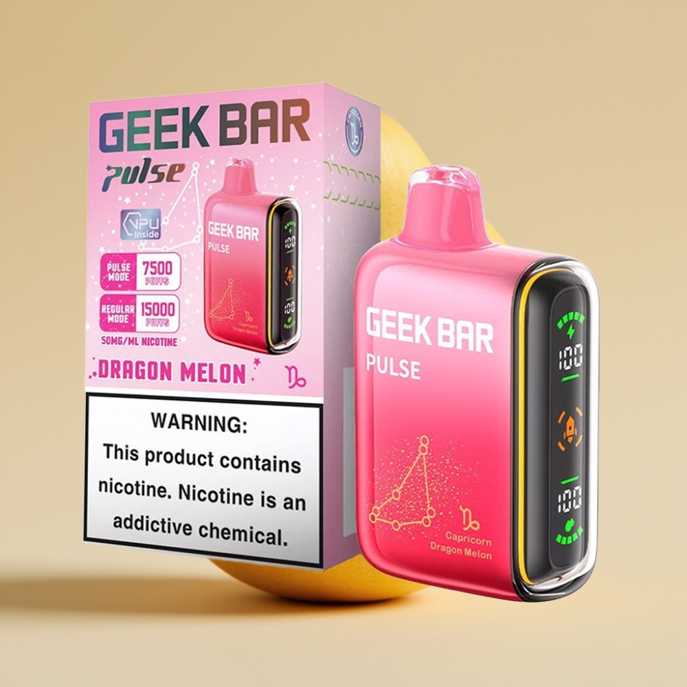 Geek Bar Pulse 15000 Puffs Jednokratni Vape 16ML 5% Nicotine USB Type-C Zodijačko izdanje