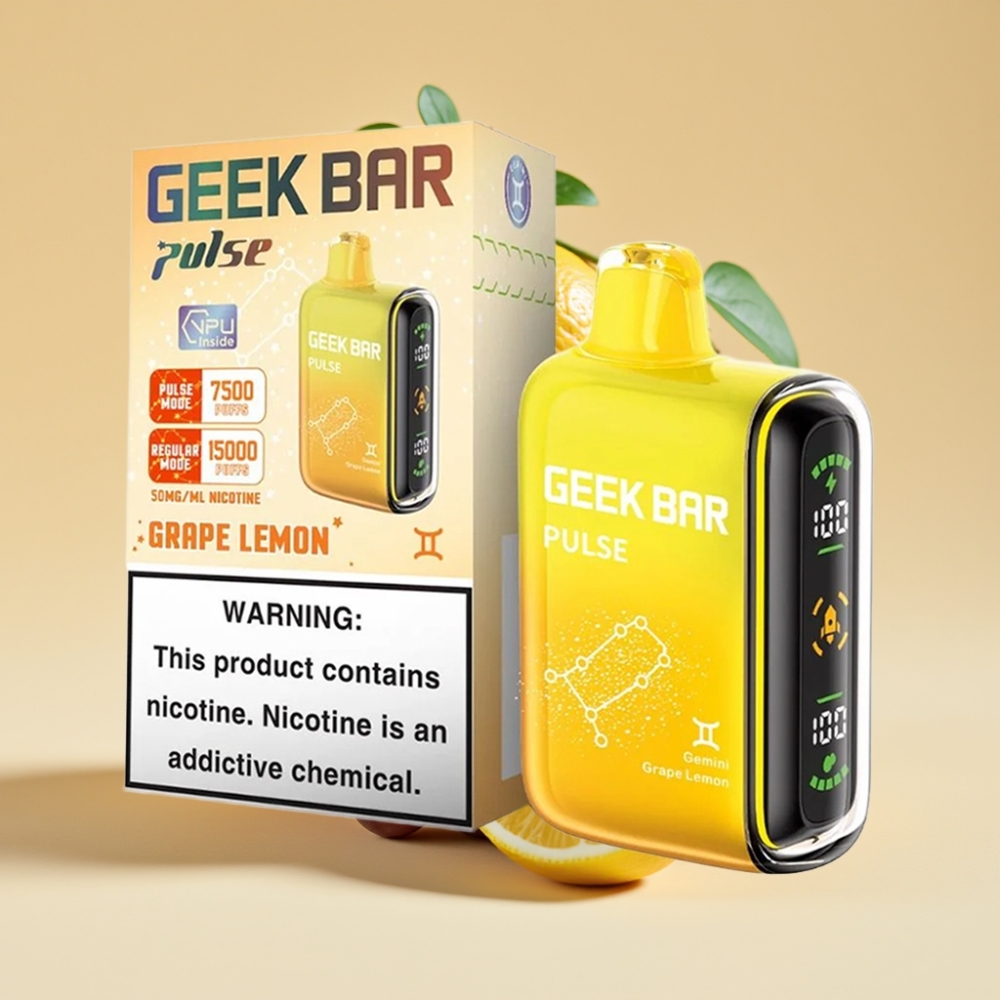 Geek Bar Pulse 15000 Puffs Jednokratni Vape 16ML 5% Nicotine USB Type-C Zodijačko izdanje