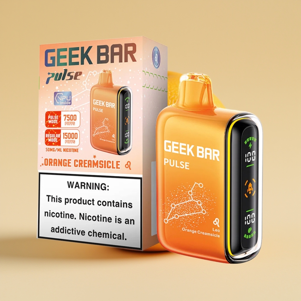 Geek Bar Pulse 15000 Puffs Jednokratni Vape 16ML 5% Nicotine USB Type-C Zodijačko izdanje