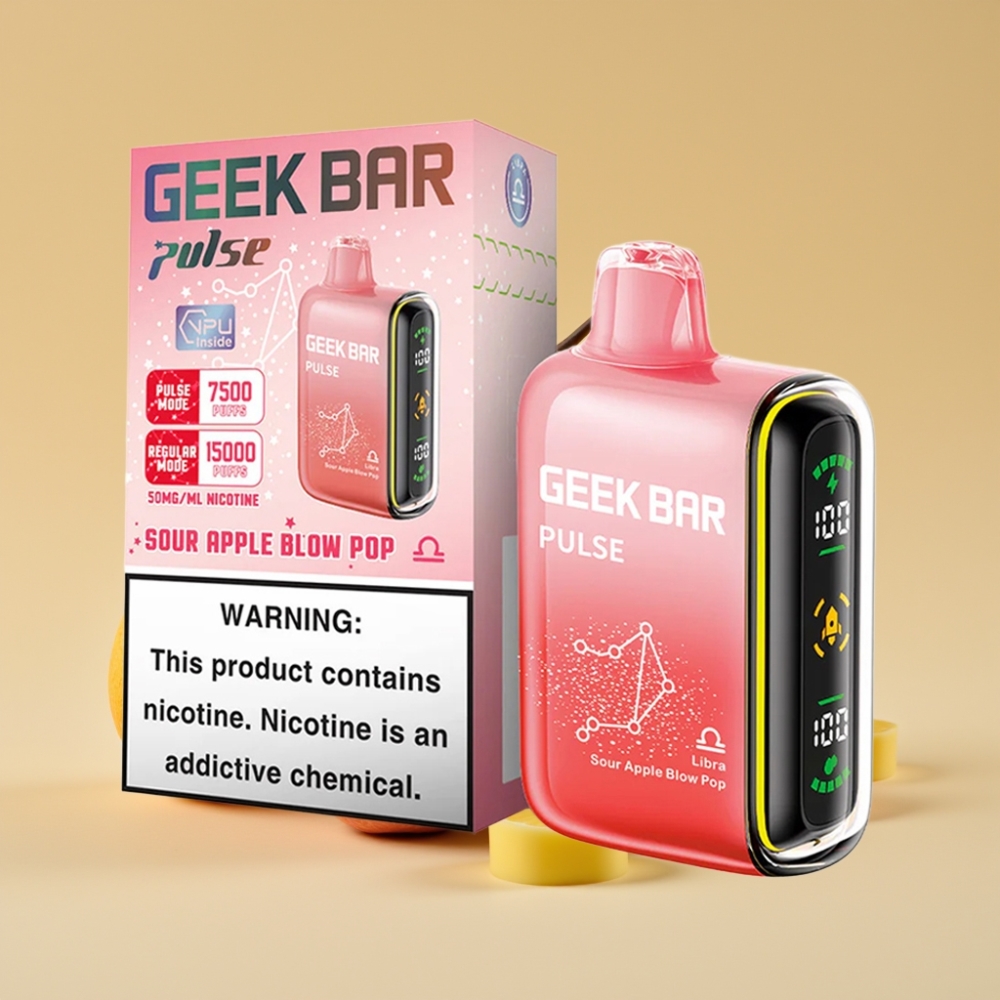 Geek Bar Pulse 15000 Puffs Jednokratni Vape 16ML 5% Nicotine USB Type-C Zodijačko izdanje