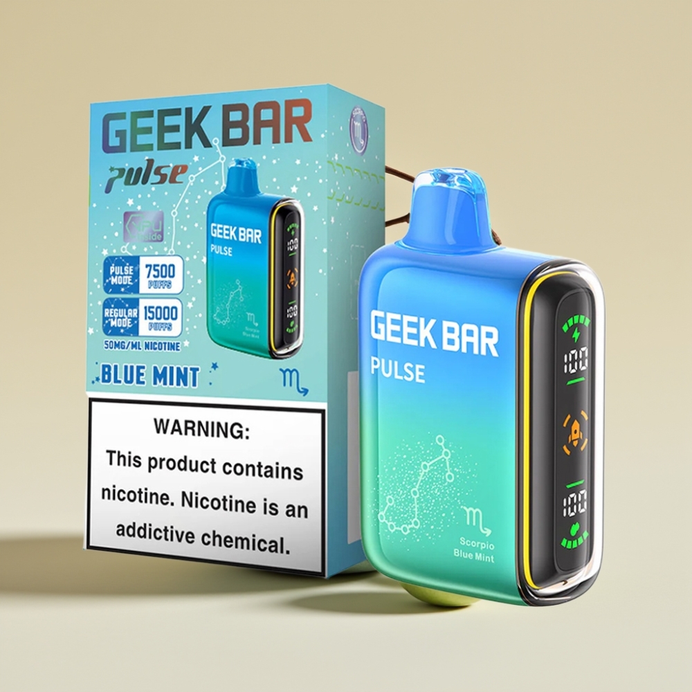 Geek Bar Pulse 15000 Puffs Jednokratni Vape 16ML 5% Nicotine USB Type-C Zodijačko izdanje