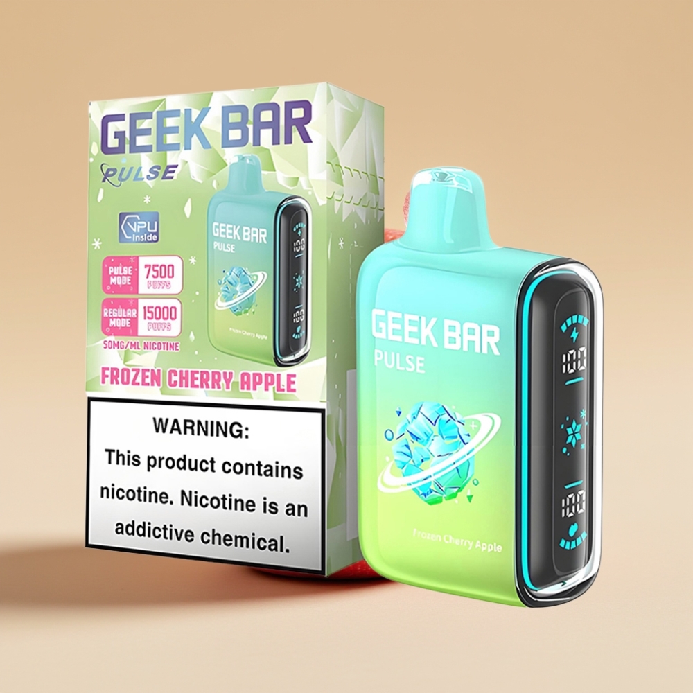 Geek Bar Pulse 15000 Puffs Jednokratni Vape Ledena Edicija – 16ML, 5% Nikotina, USB Type-C