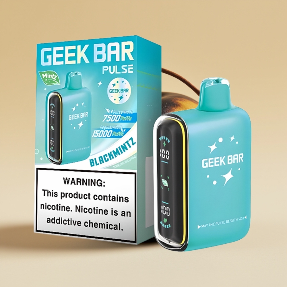 Geek Bar Pulse 15000 Pufova Dispozabil Vape Menta Edition – 16ML, 5% Nikotina, USB Type-C