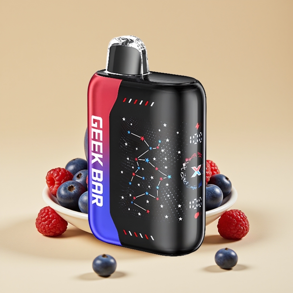 GEEK BAR Pulse X 25000 Puffs Jednokratni Vape Patriot Editon sa 18mL tečnosti i Dual Mesh Coil