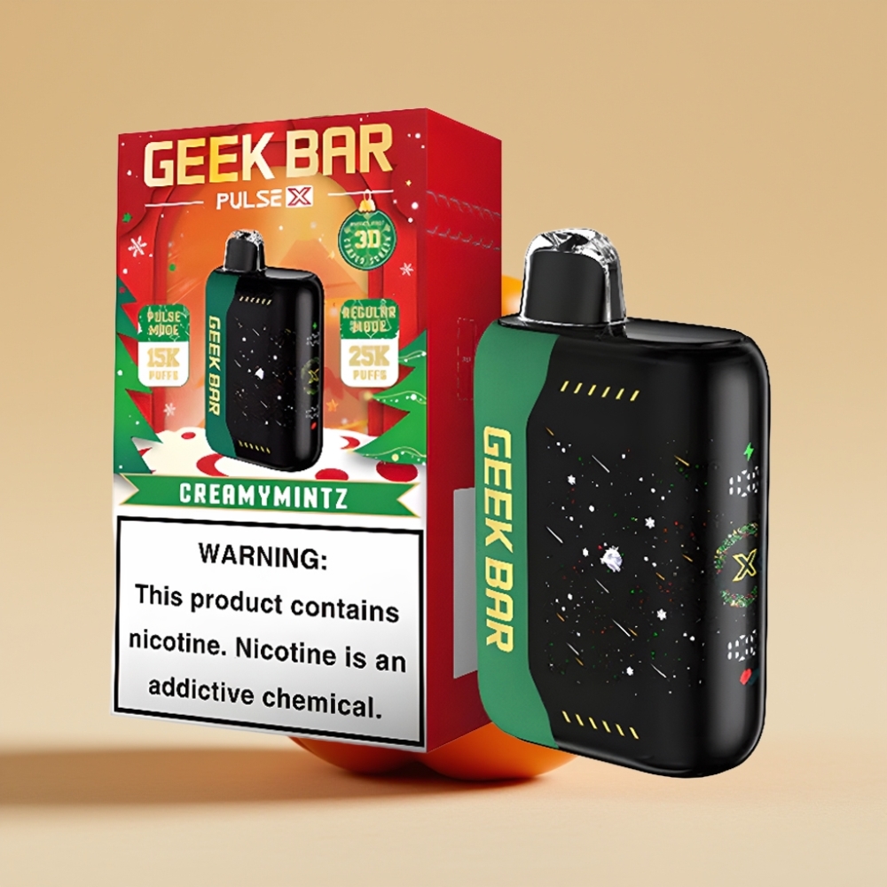 Geek Bar Pulse X 25000 Puffs Jednokratni Vape sa 18mL tečnosti i USB Type-C punjenjem