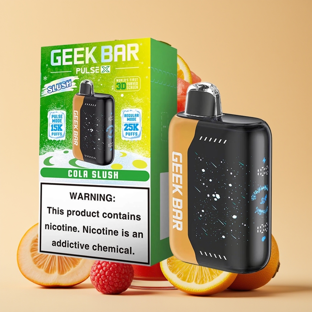 Geek Bar Pulse X 25000 Pufova Jednokratni Vape Slush Edition sa 18mL tečnosti i Dual Mesh Coil