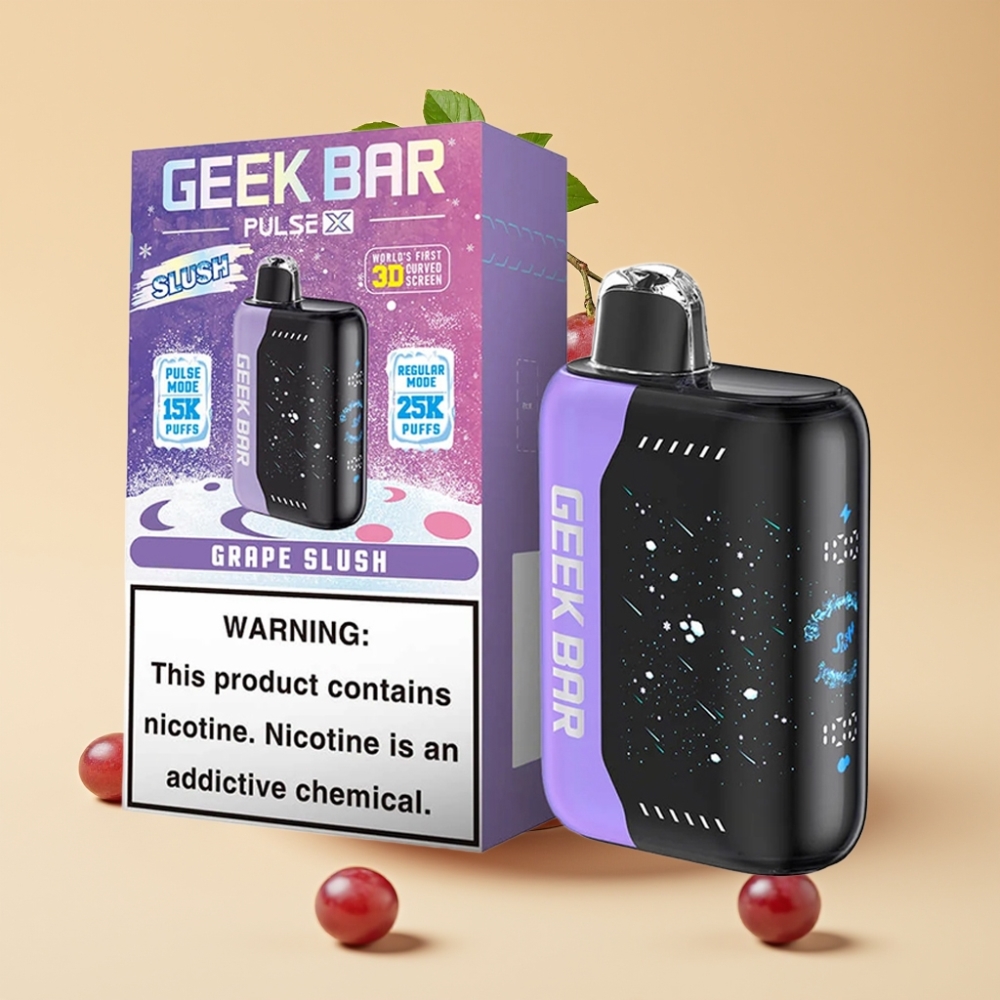 Geek Bar Pulse X 25000 Pufova Jednokratni Vape Slush Edition sa 18mL tečnosti i Dual Mesh Coil
