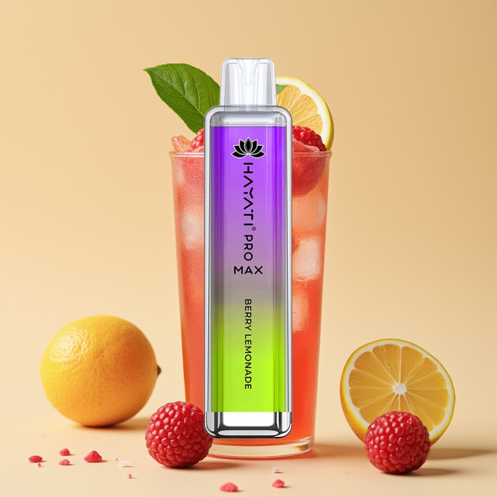 Hayati Pro Max 4000 Puffova Jednokratni Vape Jagoda Limunada