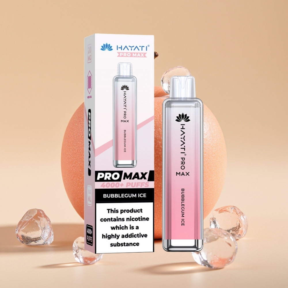 Hayati Pro Max 4000 Pufova Jednokratni Vape Bubica Led – Dual 1.1 Ohm Mesh Coil, 2%/5% Nikotin, 1400mAh Baterija