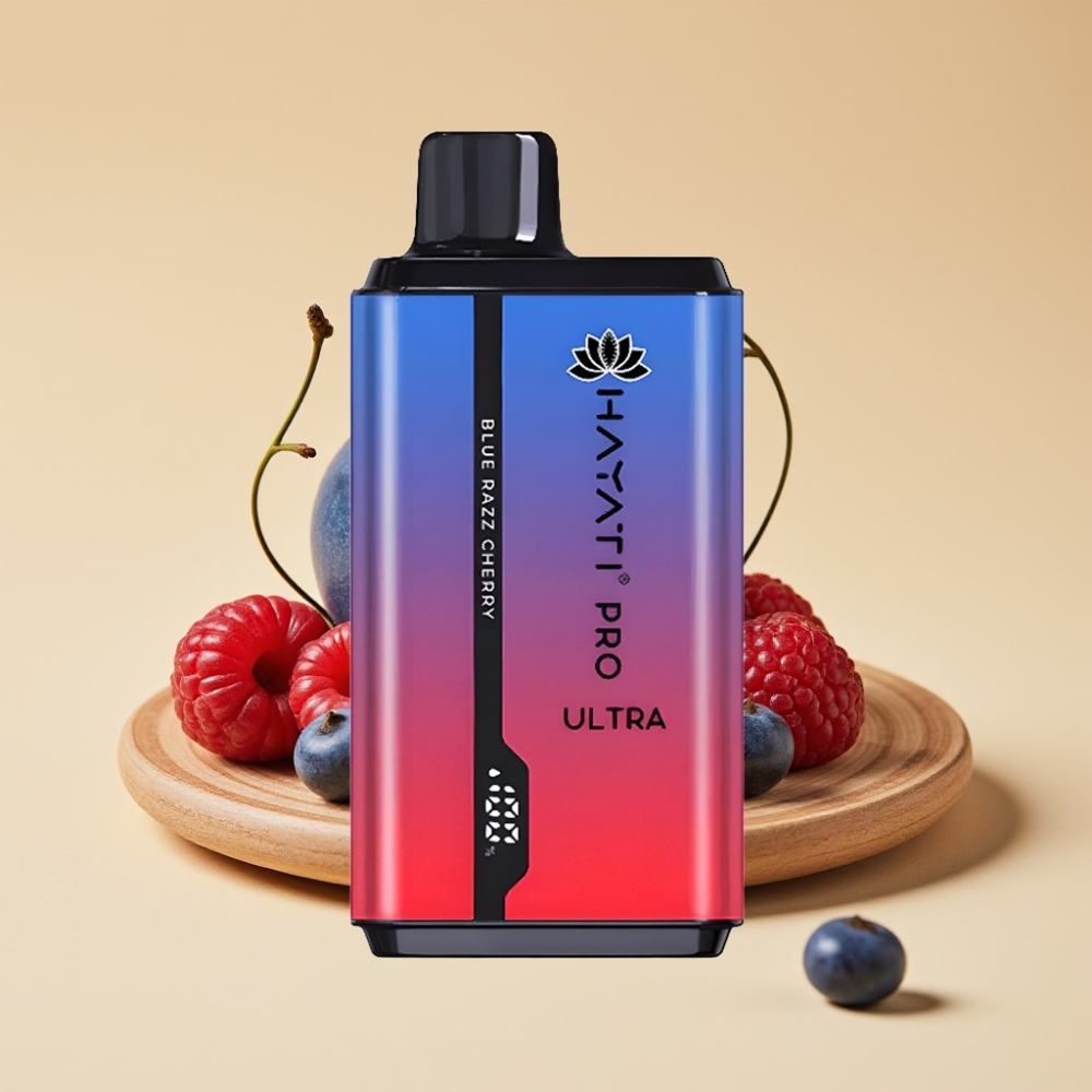 Hayati Pro Ultra 15000 Puffs Dispozabil Vape Plava Malina Trešnja sa 850mAh Baterijom i 24ml Tečnosti