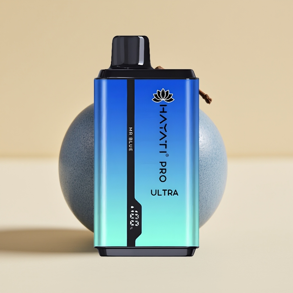 Hayati Pro Ultra 15000 Puffs Jednokratni Vape Gospodin Plavi – 850mAh, 2×12ml, 2% Nikotina