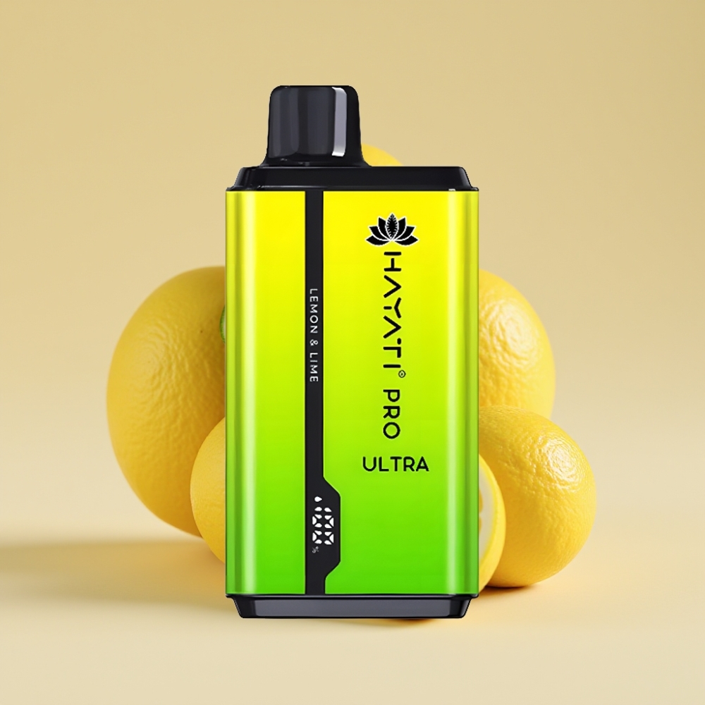 Hayati Pro Ultra 15000 Puffs Jednokratni Vape Limun & Lajm 2×12ml 2% Nikotin