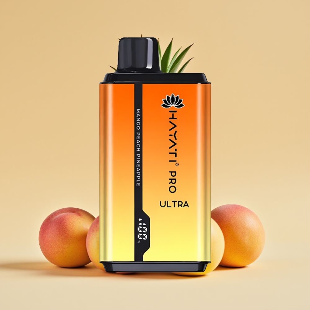 Hayati Pro Ultra 15000 Puffs Jednokratni Vape Mango Breskva Ananas 2×12ml 2% 850mAh