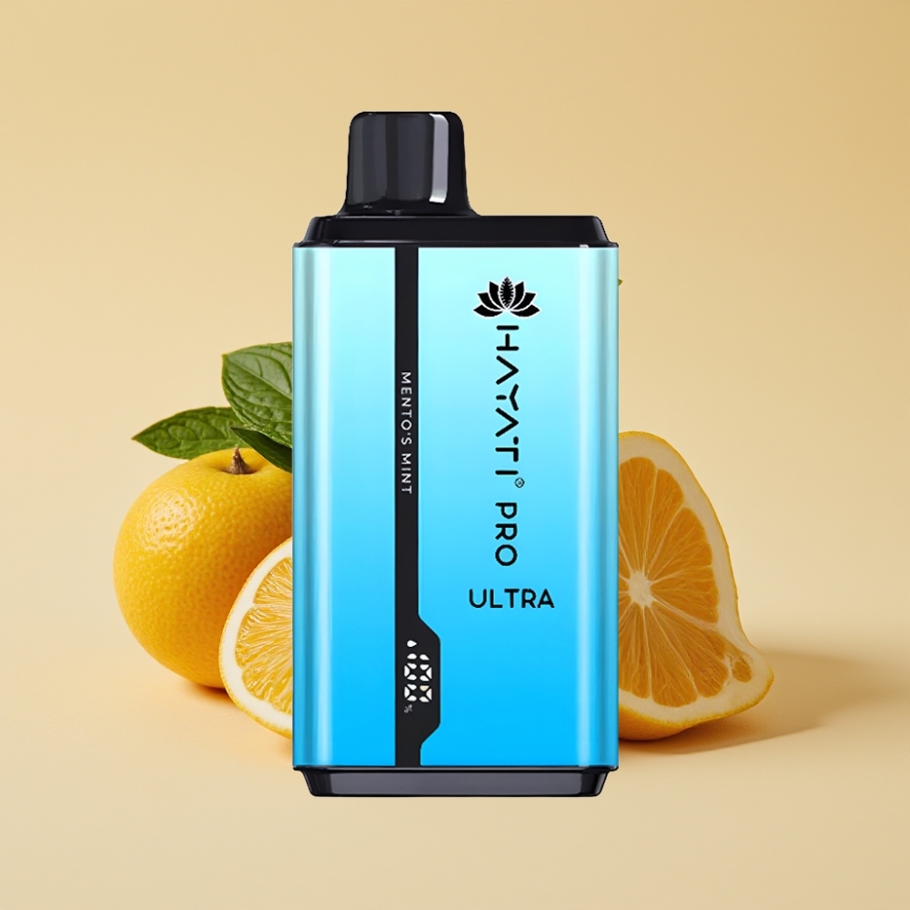 Hayati Pro Ultra 15000 Pufova Dispozabil Vape Mentol Menta sa 850mAh Baterijom i 2×12ml Tekućine