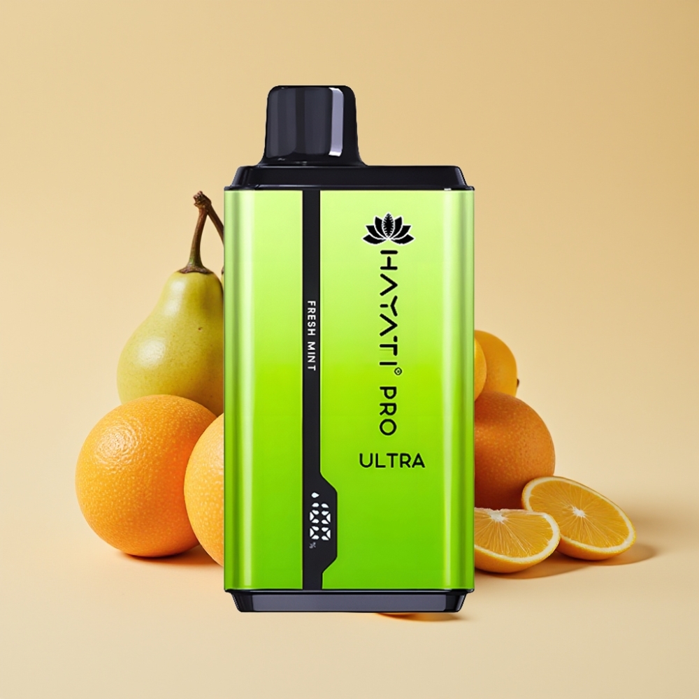 Hayati Pro Ultra 15000 Pufova Dispozabil Vape Sveža Metvica 2×12ml 2% Nikotina