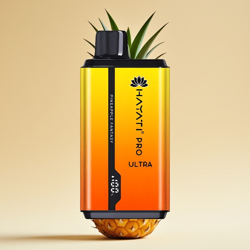 Hayati Pro Ultra 15000 Pufova Jednokratni Vape Ananas Fantazija – 2×12ml, 2% Nikotina