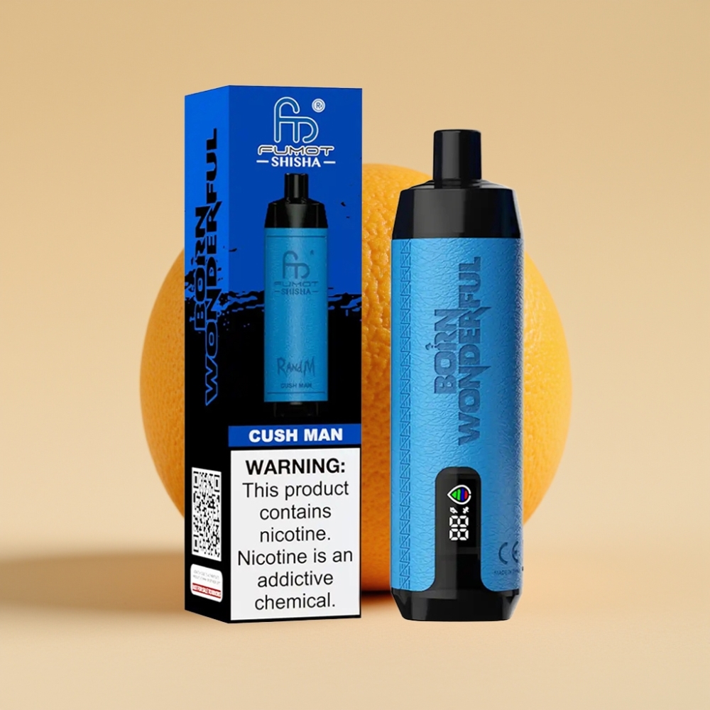 RandM Fumot Shisha 10000 Puffs Jednokratni Vape 18ml, 850mAh, Type-C, Cush Man Aroma