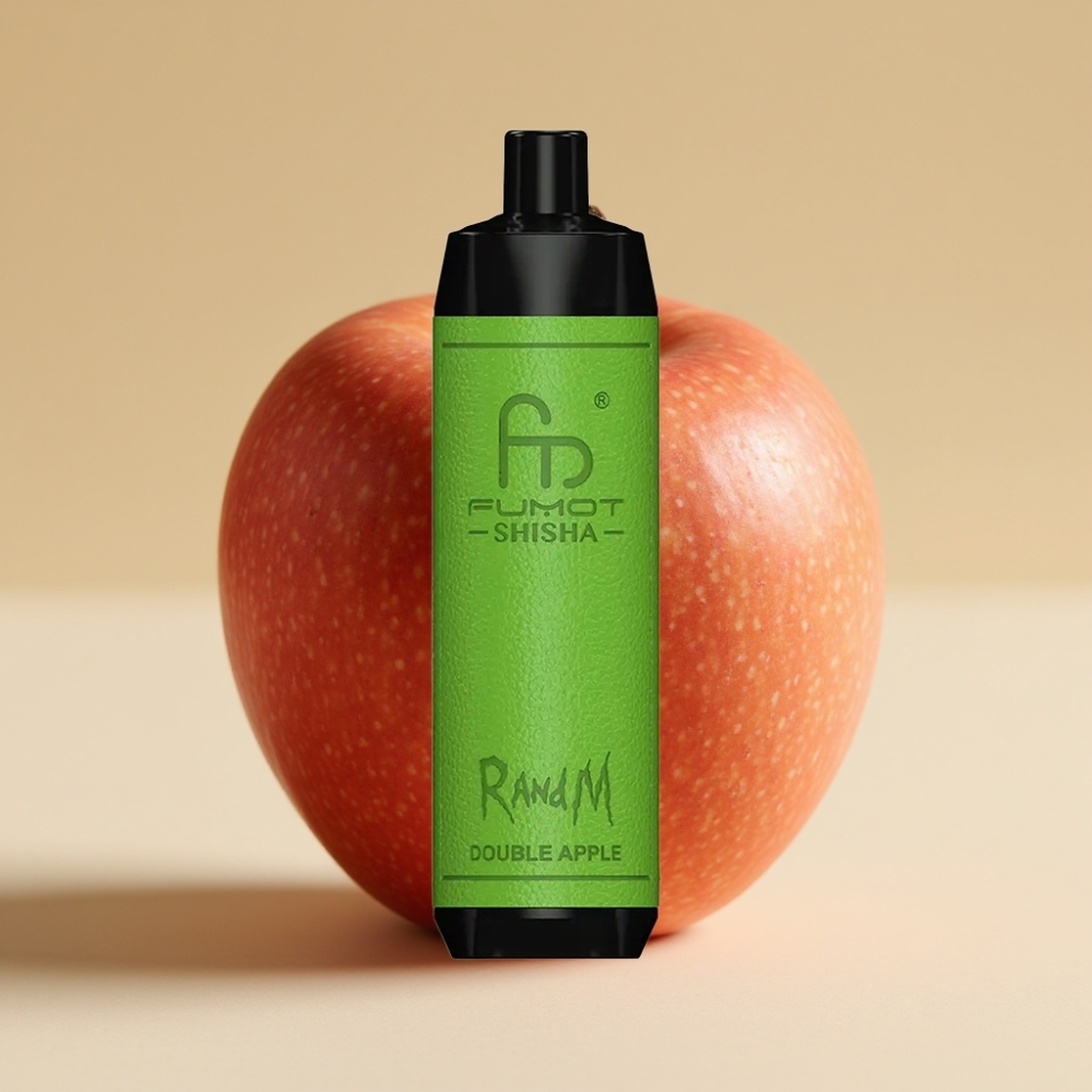 RandM Fumot Shisha 10000 Pufova Jednokratni Vape Double Apple (Dvostruka Jabuka) - 18ml, 850mAh, Type-C