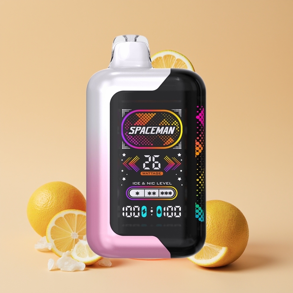 SMOK SPACEMAN SP40000 Jednokratni Vape Roze Limunada & SP40000 Zero Nikotin Disposable sa 20ml tečnosti, 1000mAh baterijom, 2.28" ekranom