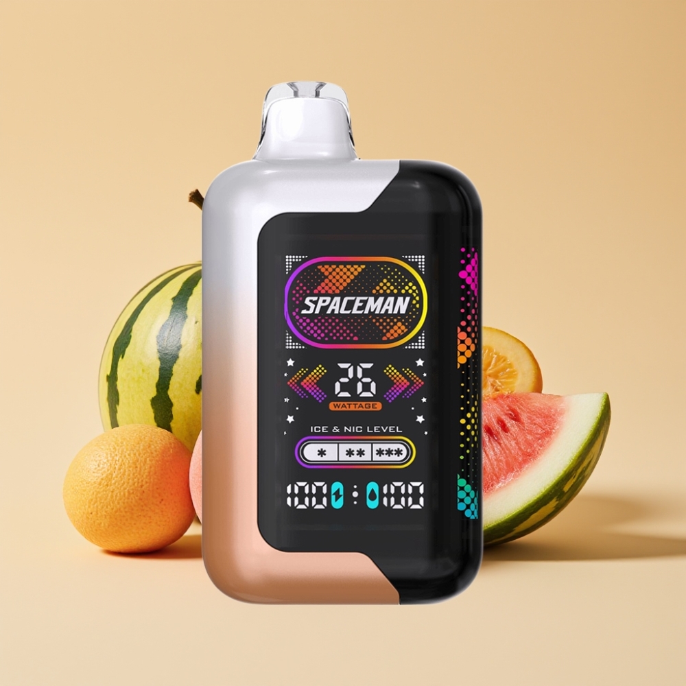 SMOK SPACEMAN SP40000 Jednokratni Vape Sočna Breskva Lubenica Zero Nikotina