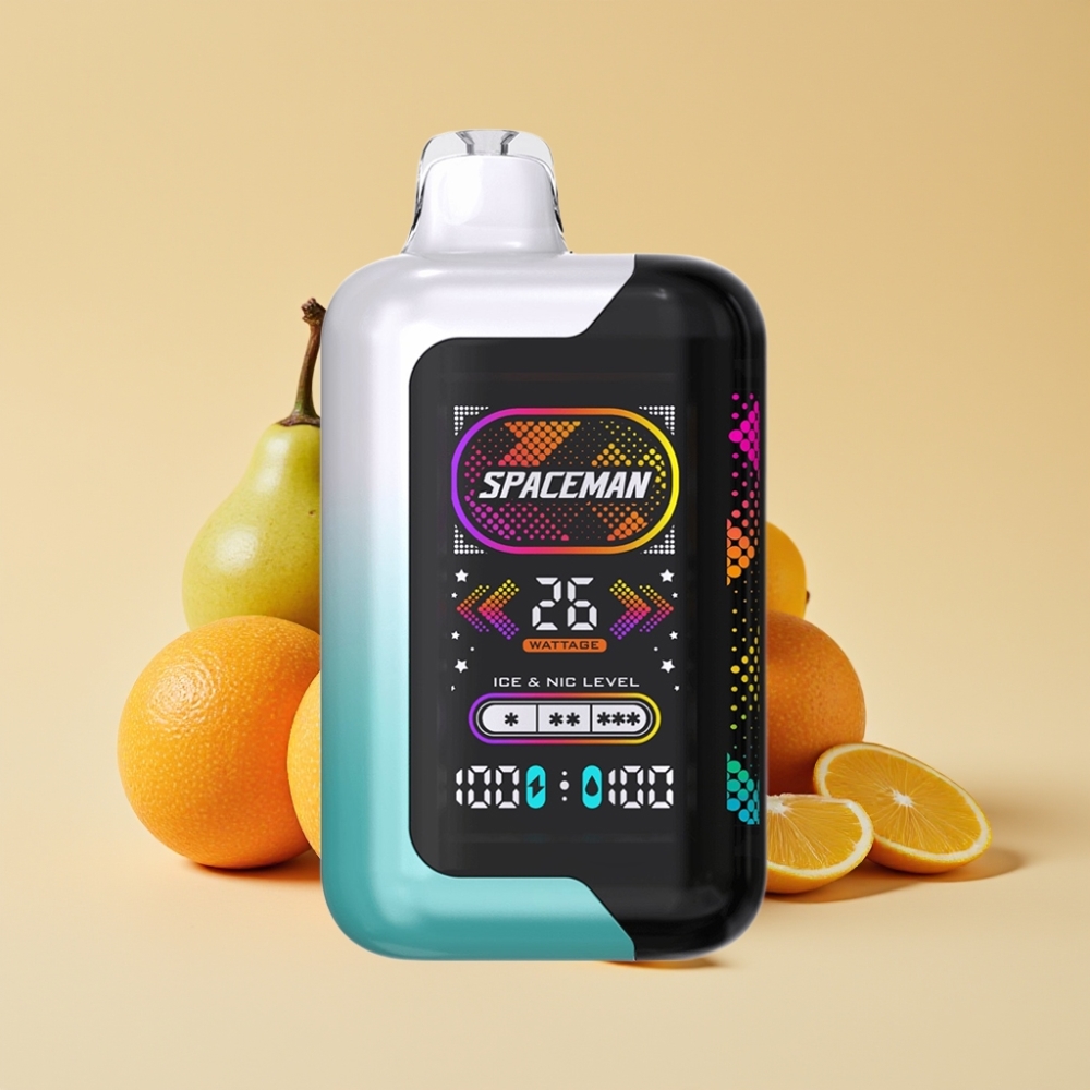 SMOK SPACEMAN SP40000 Zero Nicotine Jednokratni Vape Sveža Menta 20ml 40000 Puffs 1000mAh LED Screen Dual Meshed Coil