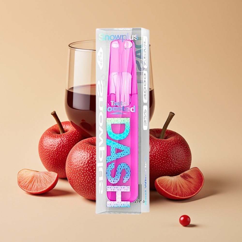 Snowplus Dash 4000 Pufova Dispozabilni Uređaj Crno Vino Led 7.5ml 530mAh Keramika
