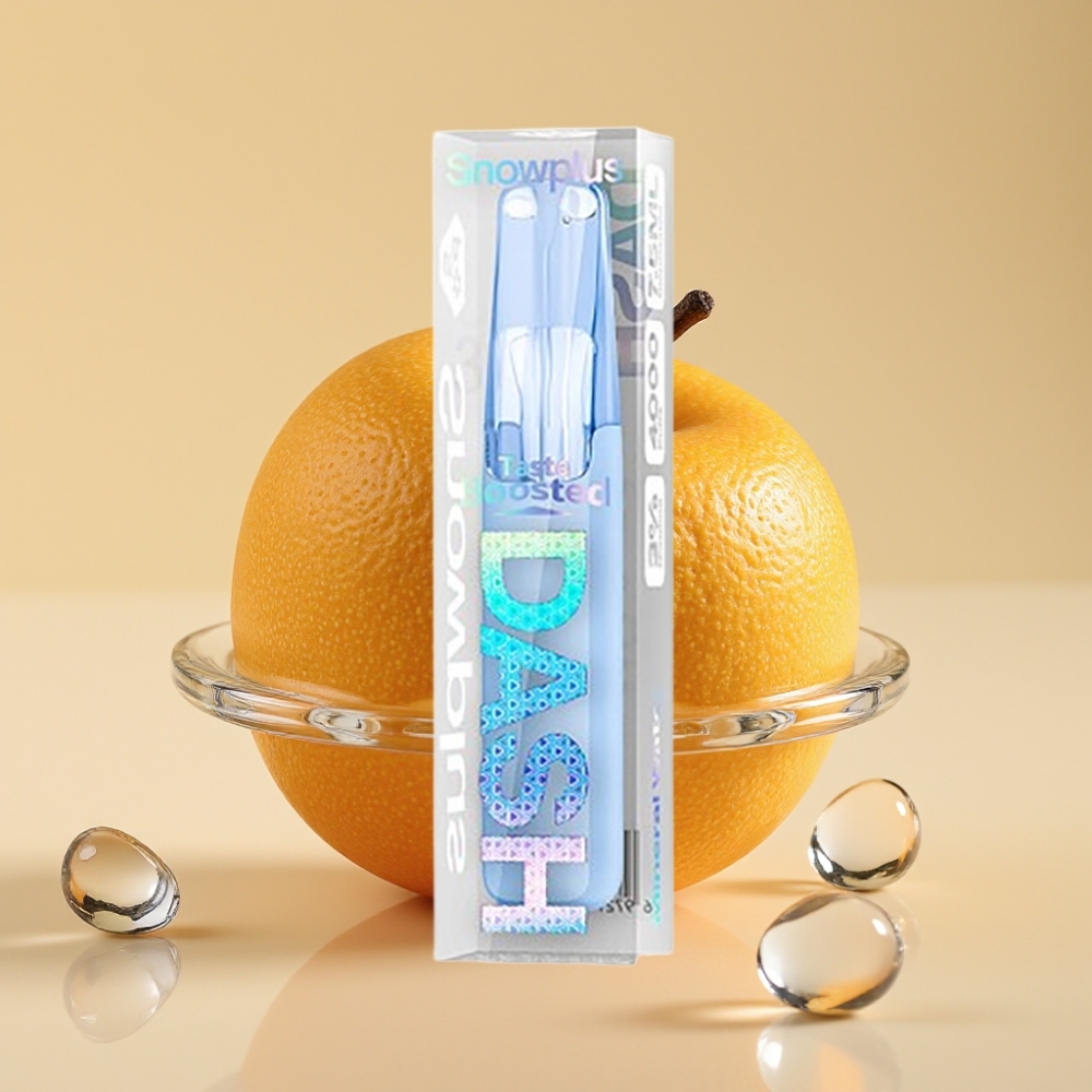 Snowplus Dash 4000 Pufova Dispozabilni Uređaj Mineralna Voda – Keramički Atomajzer, 7.5 ml, 530 mAh