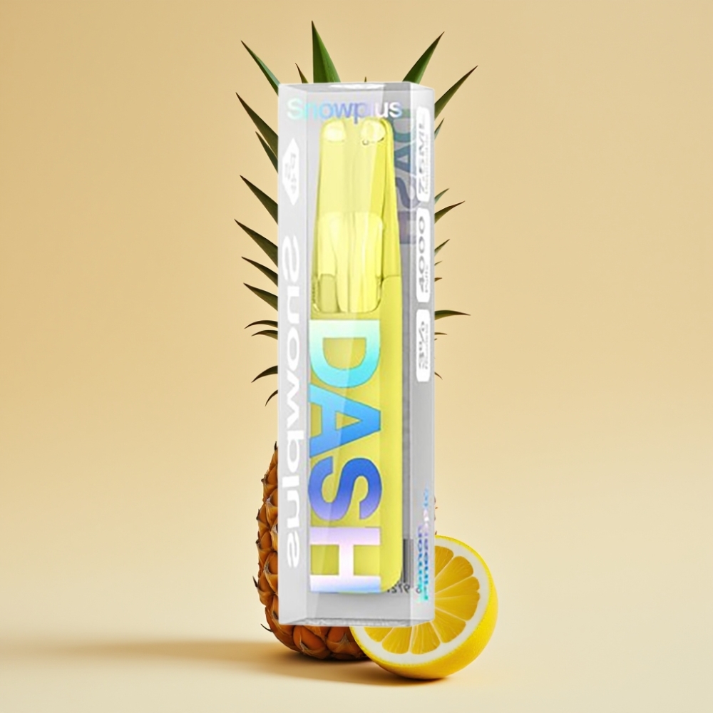 Snowplus Dash 4000 Pufova Jednokratni Aparat Limon Ananas – 7.5ml Tekućina, 530mAh Baterija, Keramički Atomajzer