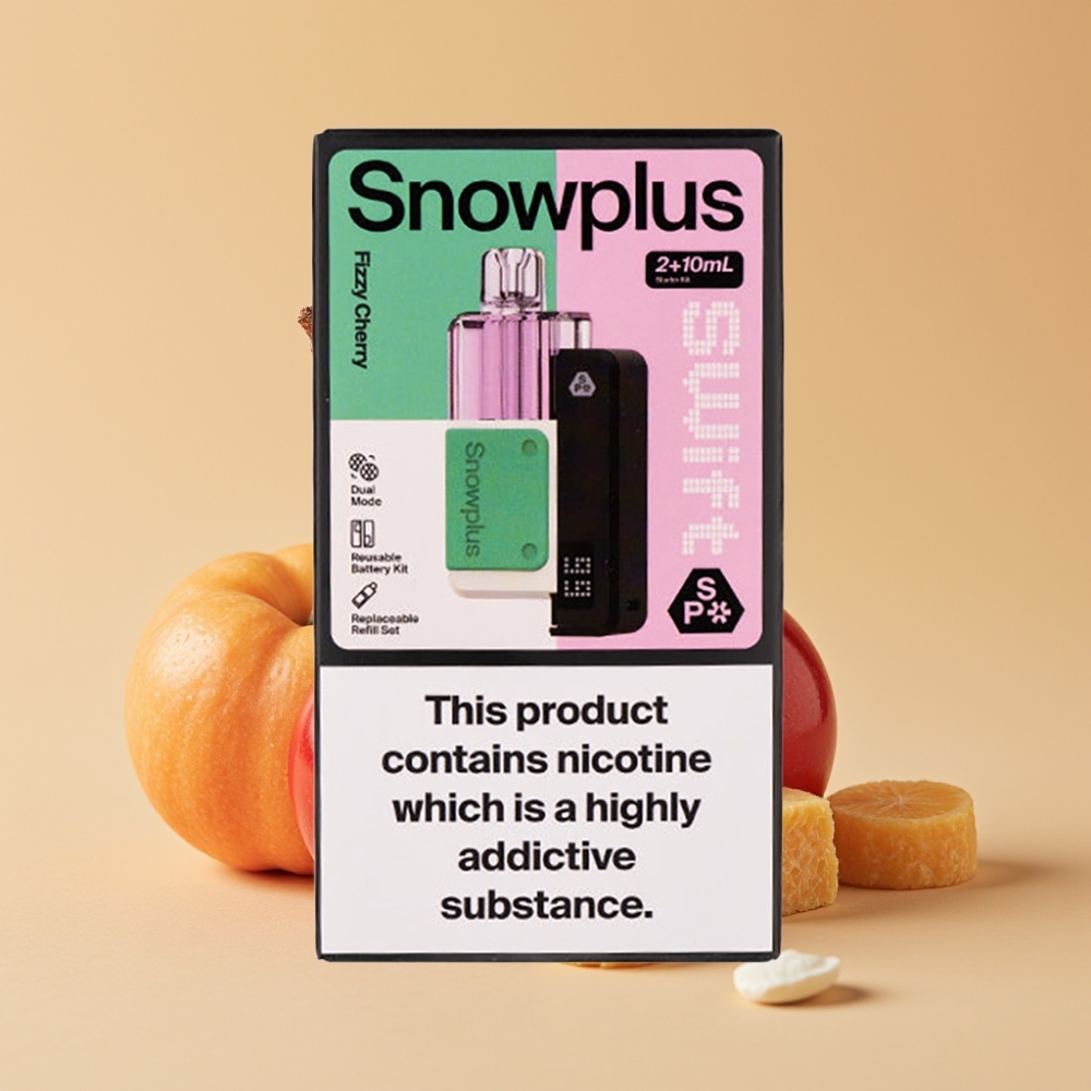 Snowplus Swift 5000 Puffs Dual Mesh 1000mAh Prefilled Pod Kit Fizi Trešnja