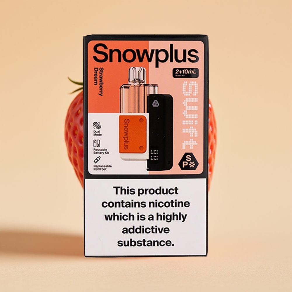 Snowplus Swift 5000 Puffs Dual Mesh Pod Kit - Jagodni San (43x81x25, 1000mAh, 2+10ml, 2%)