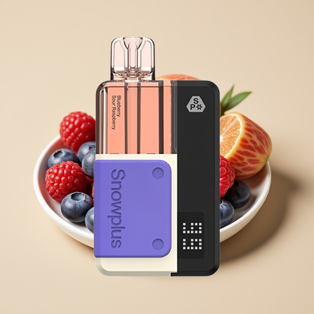 Snowplus Swift 5000 Puffs Prefilled Pod Kit - Dual Mesh 1000mAh, Borovnica Kisela Malina (43x81x25mm, 65g, 2+10ml, 2%)